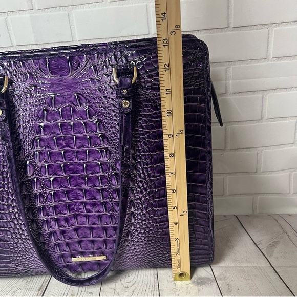 Brahmin Tia Purple Ultraviolet Ombre Melbourne S77 1708 00580 - Picture 13 of 16